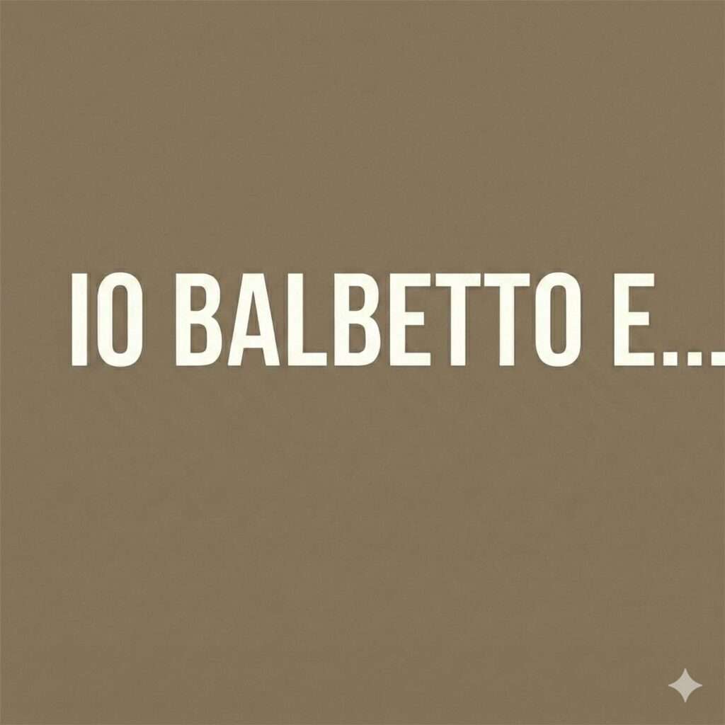 io balbetto e...